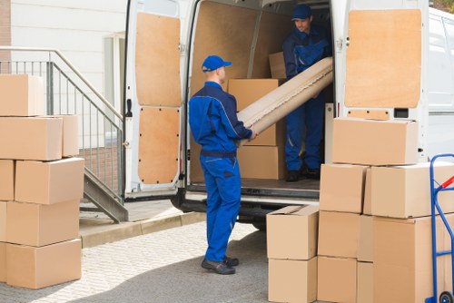 Moving team beginning a removal service in Richmond upon Thames