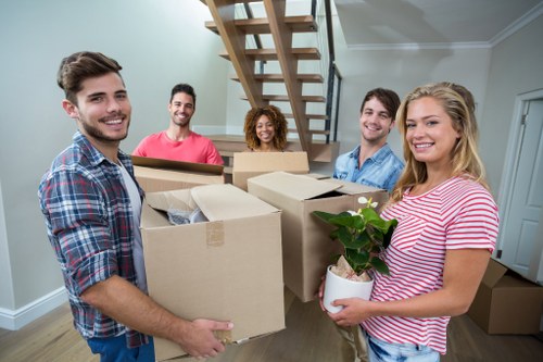 Man and van removal service in Richmond upon Thames with a local moving van