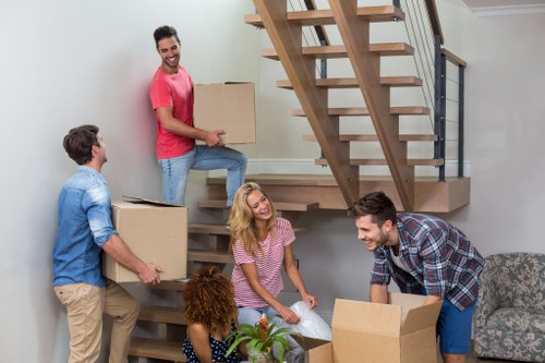Professional house removalists in Richmond upon Thames preparing for a residential move