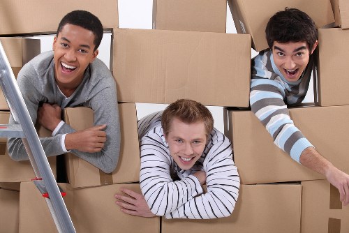 Professional removals planning in Richmond upon Thames with moving boxes and furniture