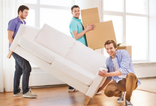 Student moving day in Richmond upon Thames with organised boxes and essentials