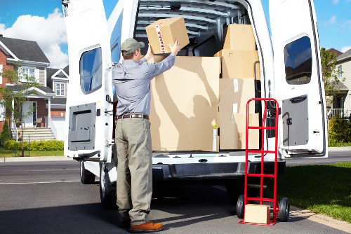 Recyclable materials being directed to a local transfer station