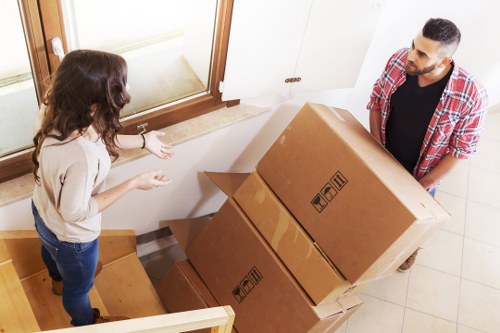 Sustainable removals service highlighting reuse, recycling, and emissions reduction